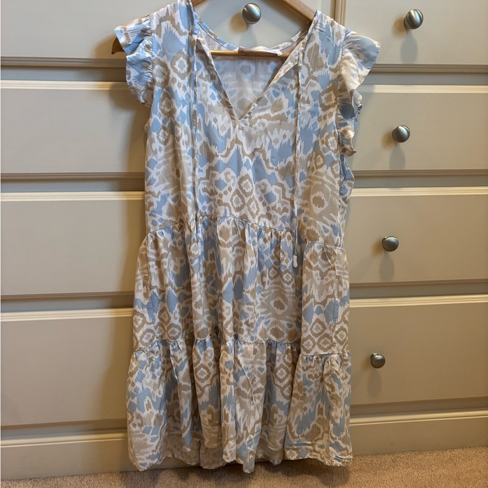 Walker & Wade Blue and White Dress